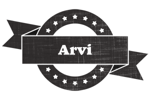 Arvi grunge logo