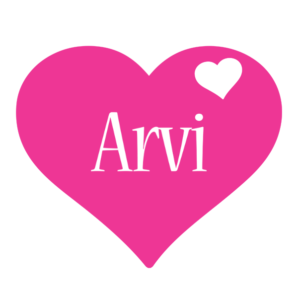 Arvi love-heart logo