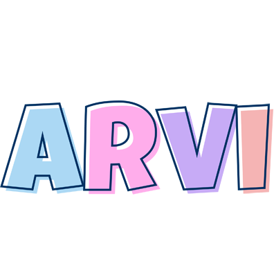 Arvi pastel logo