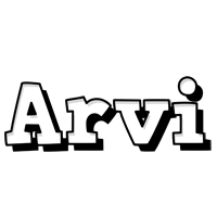 Arvi snowing logo