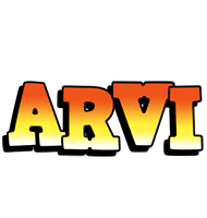 Arvi sunset logo