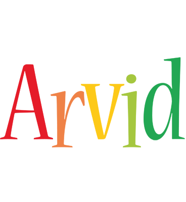 Arvid birthday logo