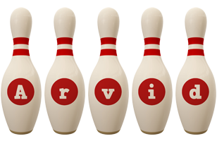 Arvid bowling-pin logo