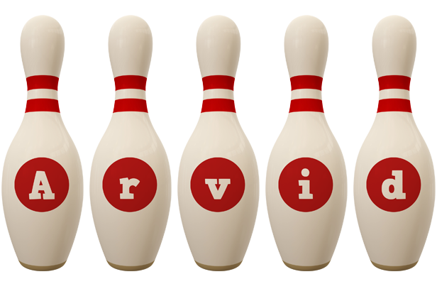 Arvid bowling-pin logo