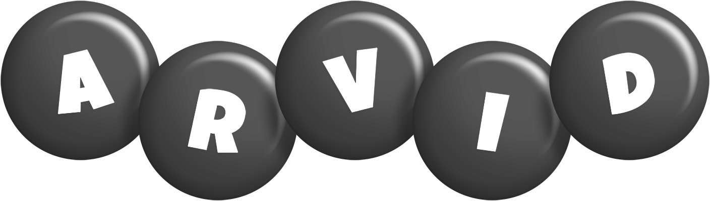 Arvid candy-black logo
