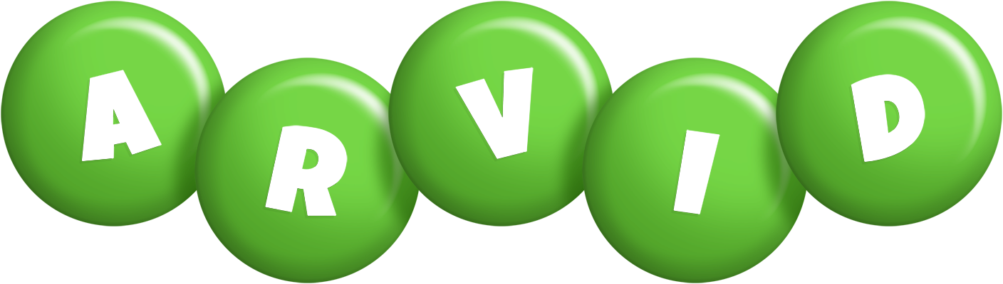 Arvid candy-green logo