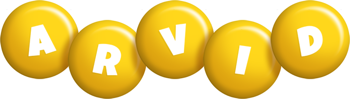 Arvid candy-yellow logo