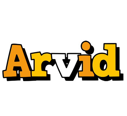 Arvid cartoon logo