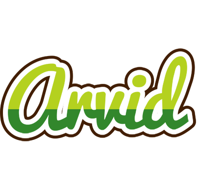 Arvid golfing logo