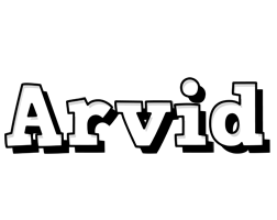 Arvid snowing logo