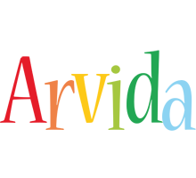 Arvida birthday logo