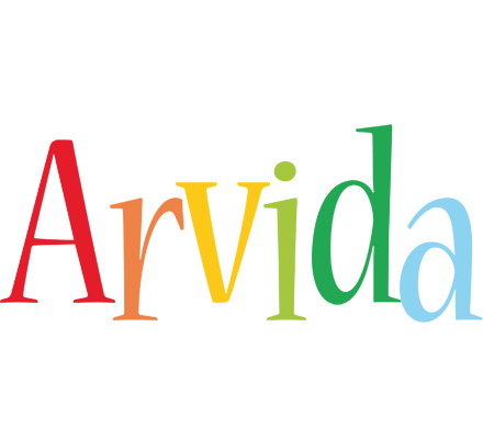 Arvida birthday logo