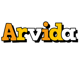 Arvida cartoon logo