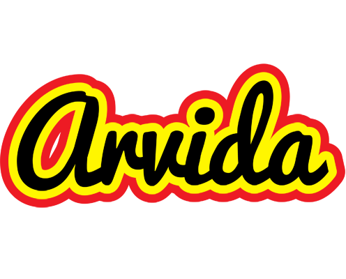 Arvida flaming logo