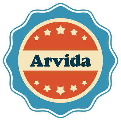 Arvida labels logo