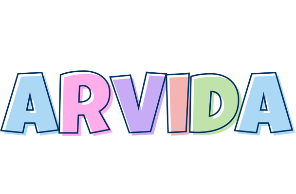 Arvida pastel logo