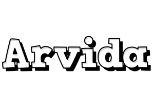 Arvida snowing logo