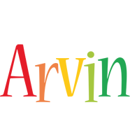 Arvin birthday logo