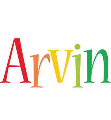 Arvin birthday logo