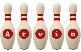 Arvin bowling-pin logo