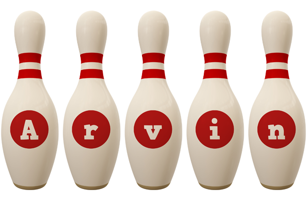 Arvin bowling-pin logo