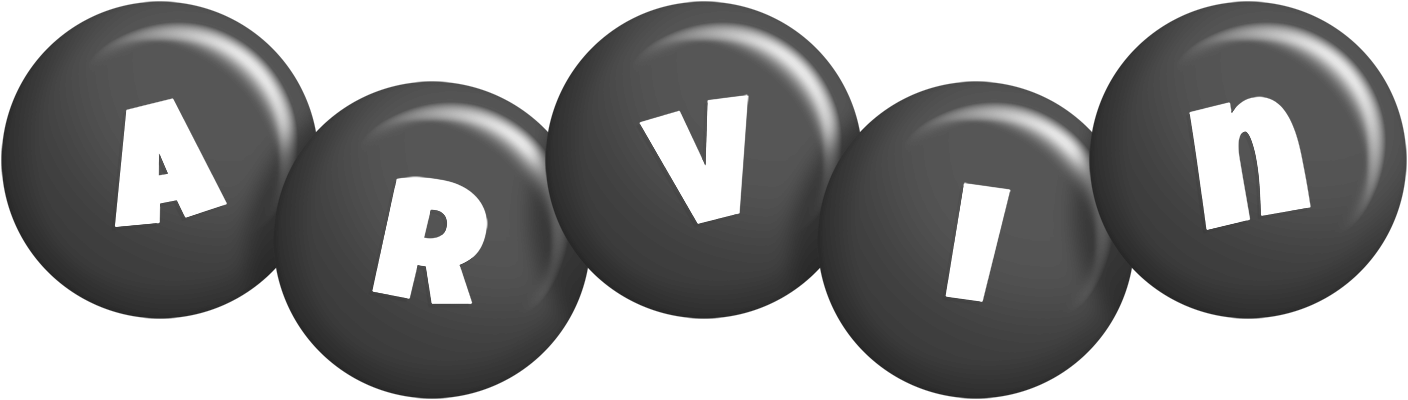 Arvin candy-black logo