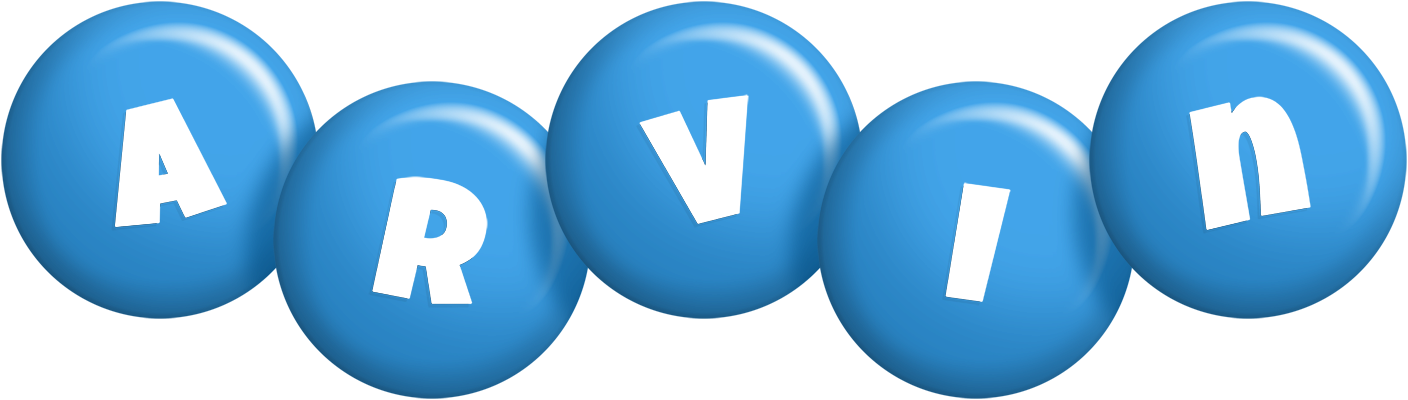 Arvin candy-blue logo