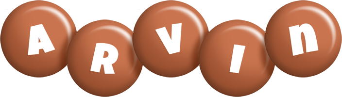 Arvin candy-brown logo