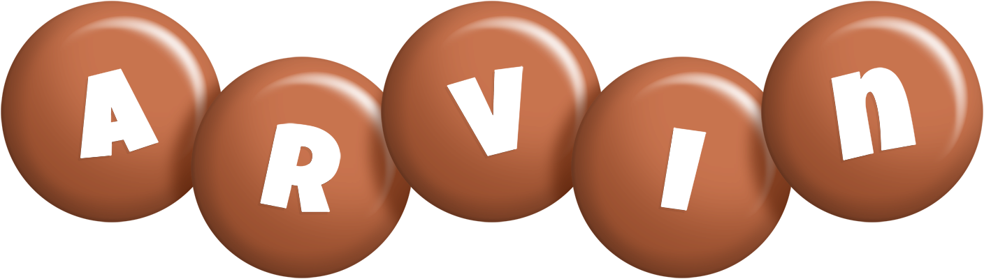 Arvin candy-brown logo