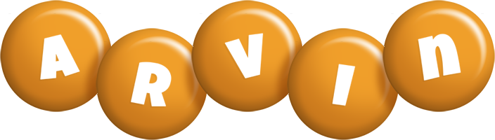 Arvin candy-orange logo