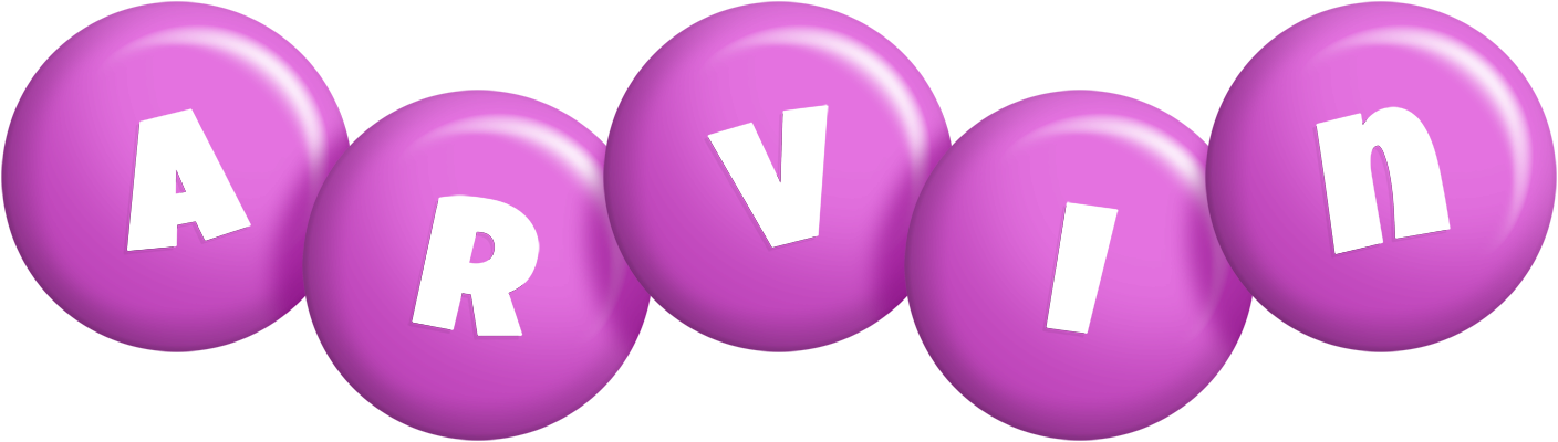 Arvin candy-purple logo