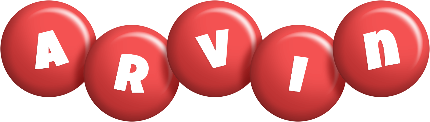 Arvin candy-red logo
