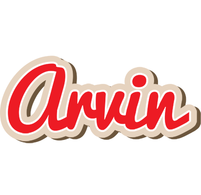 Arvin chocolate logo