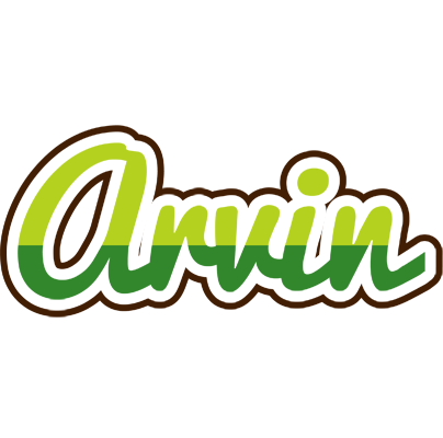 Arvin golfing logo