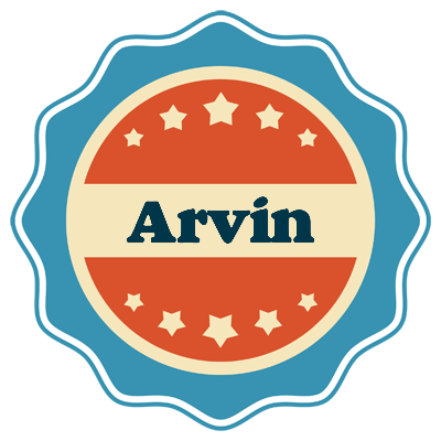 Arvin labels logo