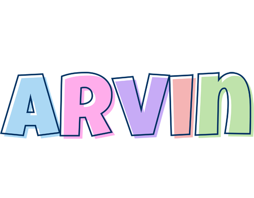 Arvin pastel logo