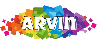 Arvin pixels logo