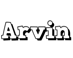Arvin snowing logo