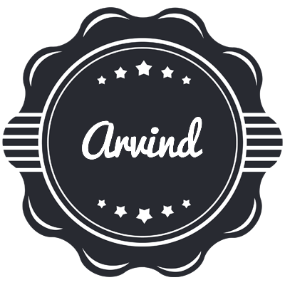 Arvind badge logo