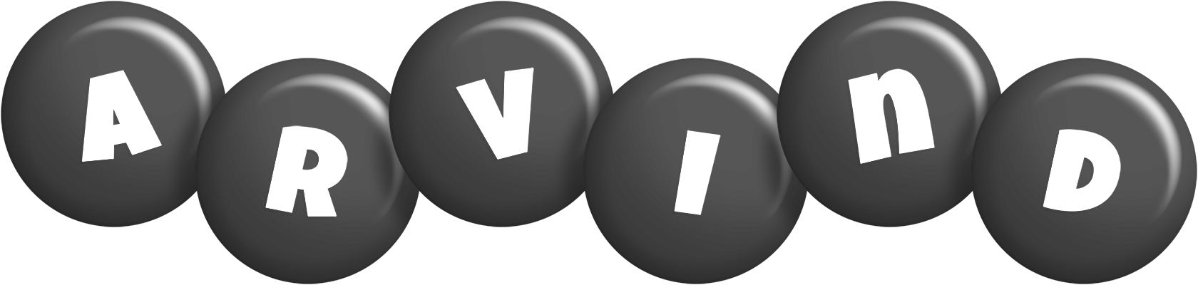 Arvind candy-black logo