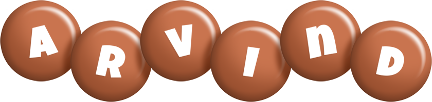 Arvind candy-brown logo