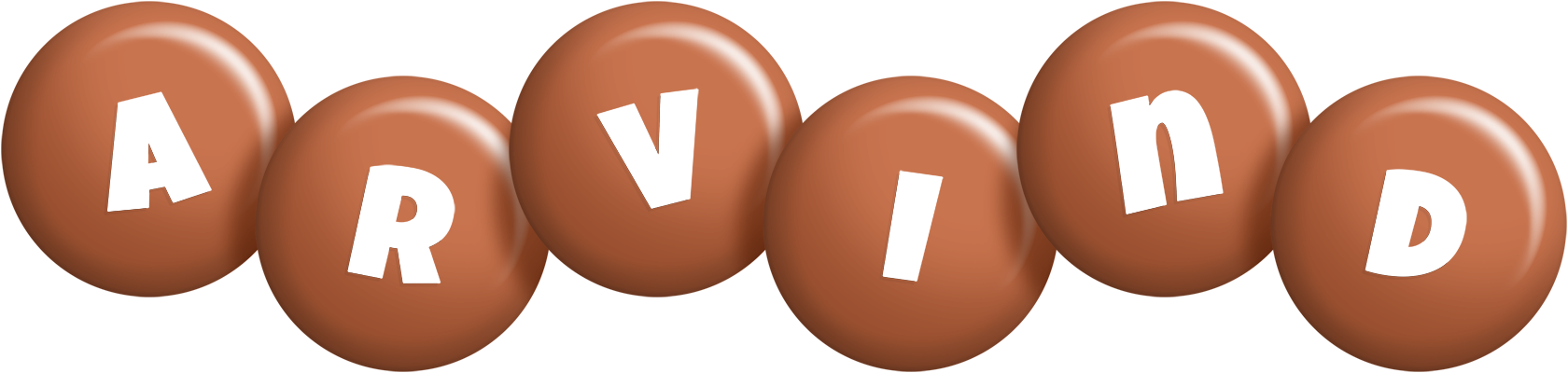 Arvind candy-brown logo