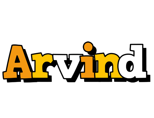 Arvind cartoon logo
