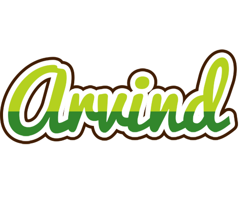 Arvind golfing logo