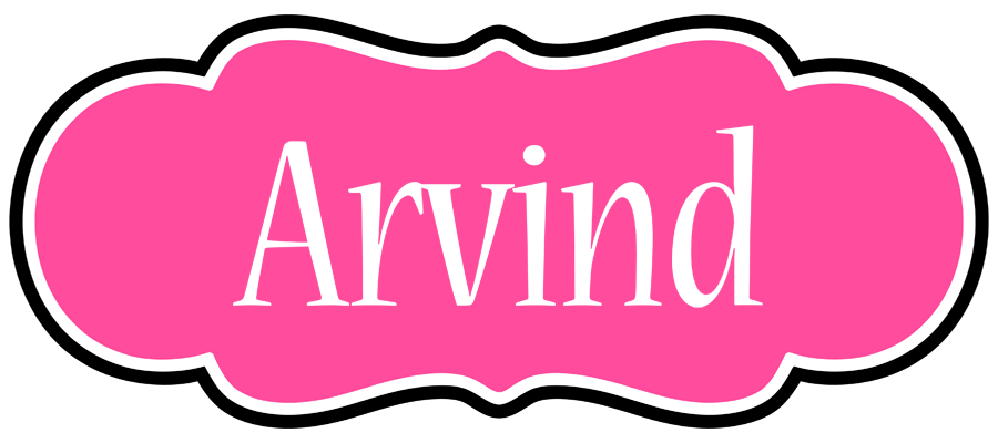Arvind invitation logo