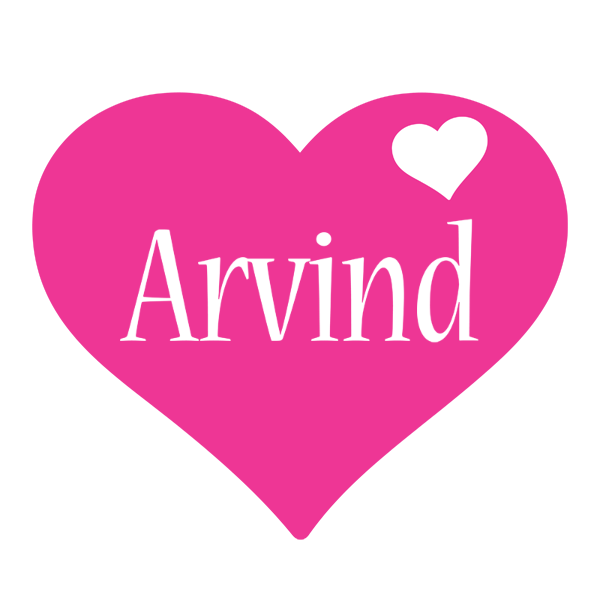 Arvind love-heart logo