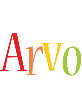 Arvo birthday logo