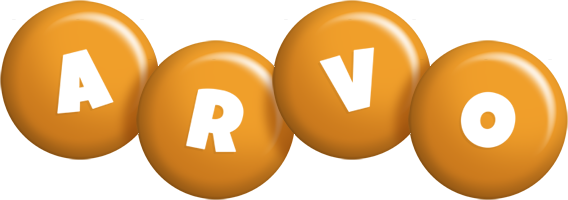 Arvo candy-orange logo