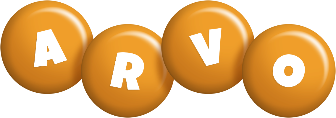 Arvo candy-orange logo