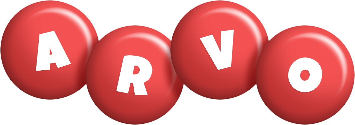 Arvo candy-red logo